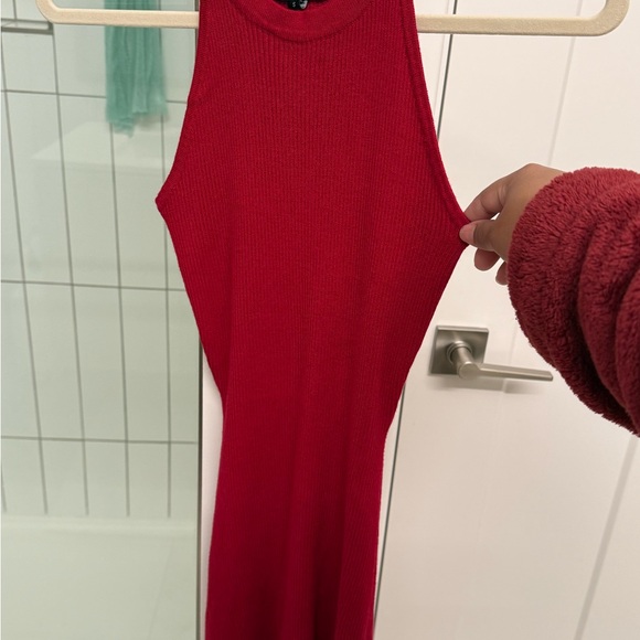 Red Mini Dress - Picture 3 of 6